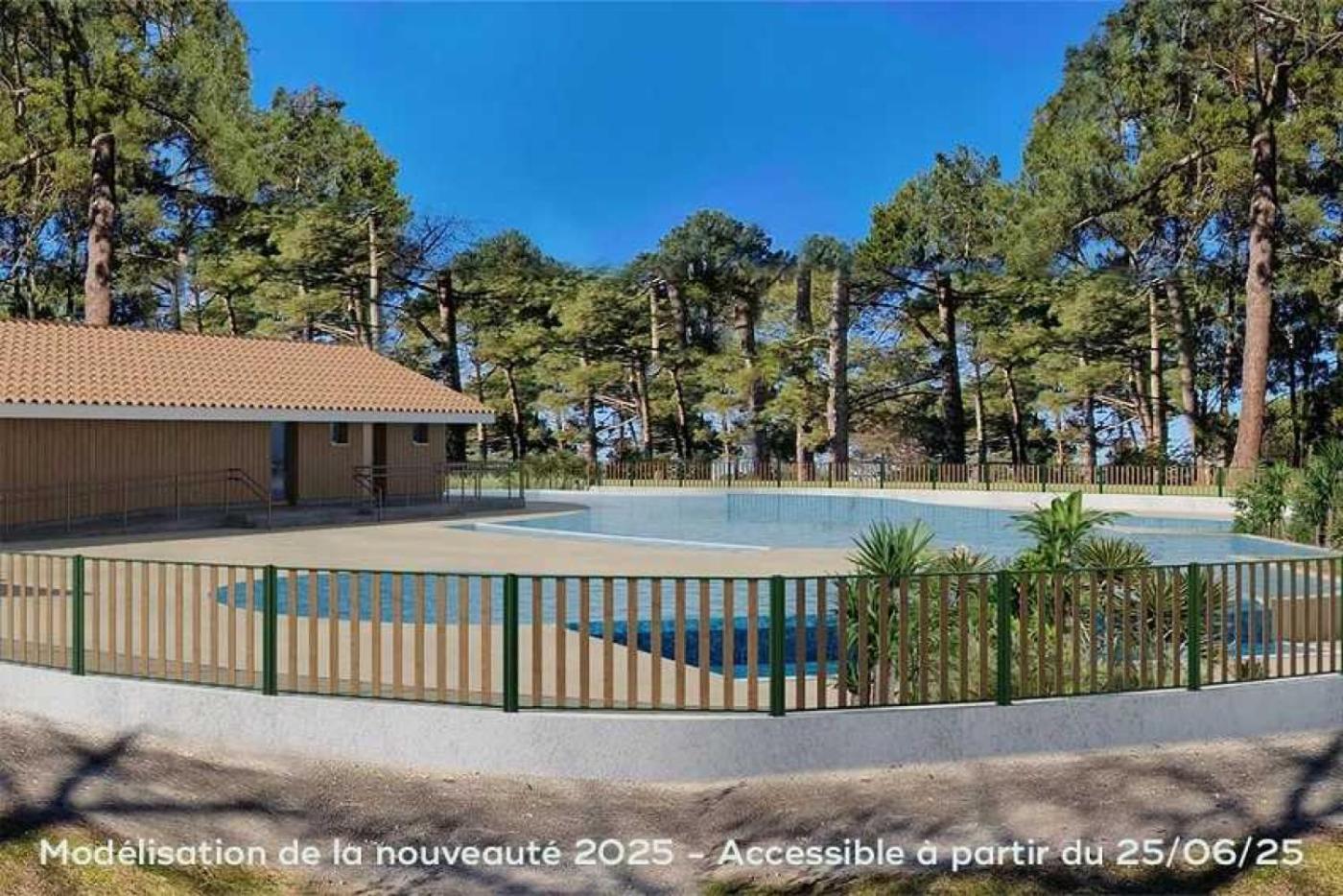 Camping 4 Etoiles - Parc Aquatique - Eeic0i Biscarrosse